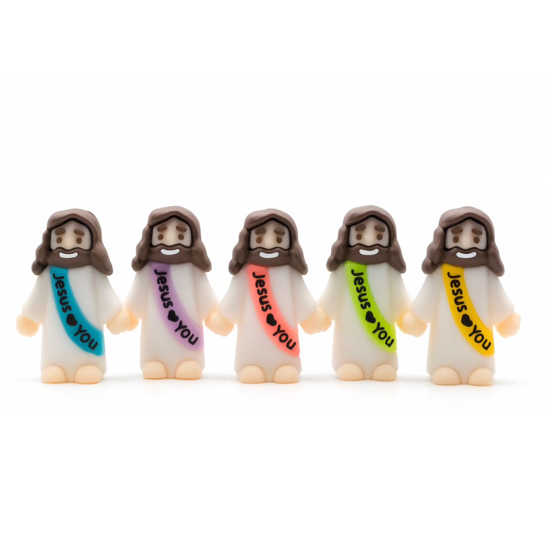Mini Jesus Figures Glow-In-The-Dark