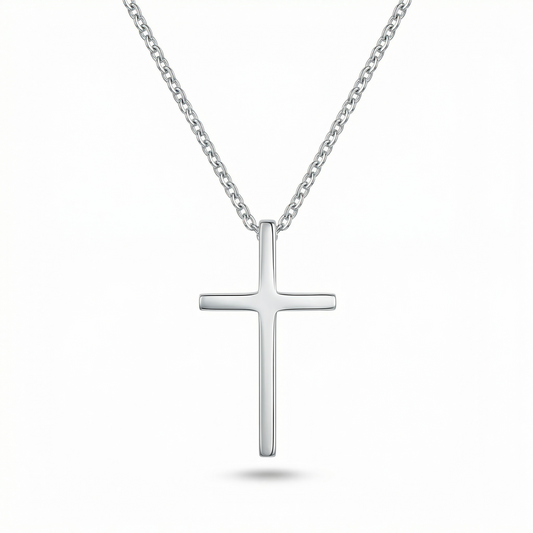 Silver Cross Necklace