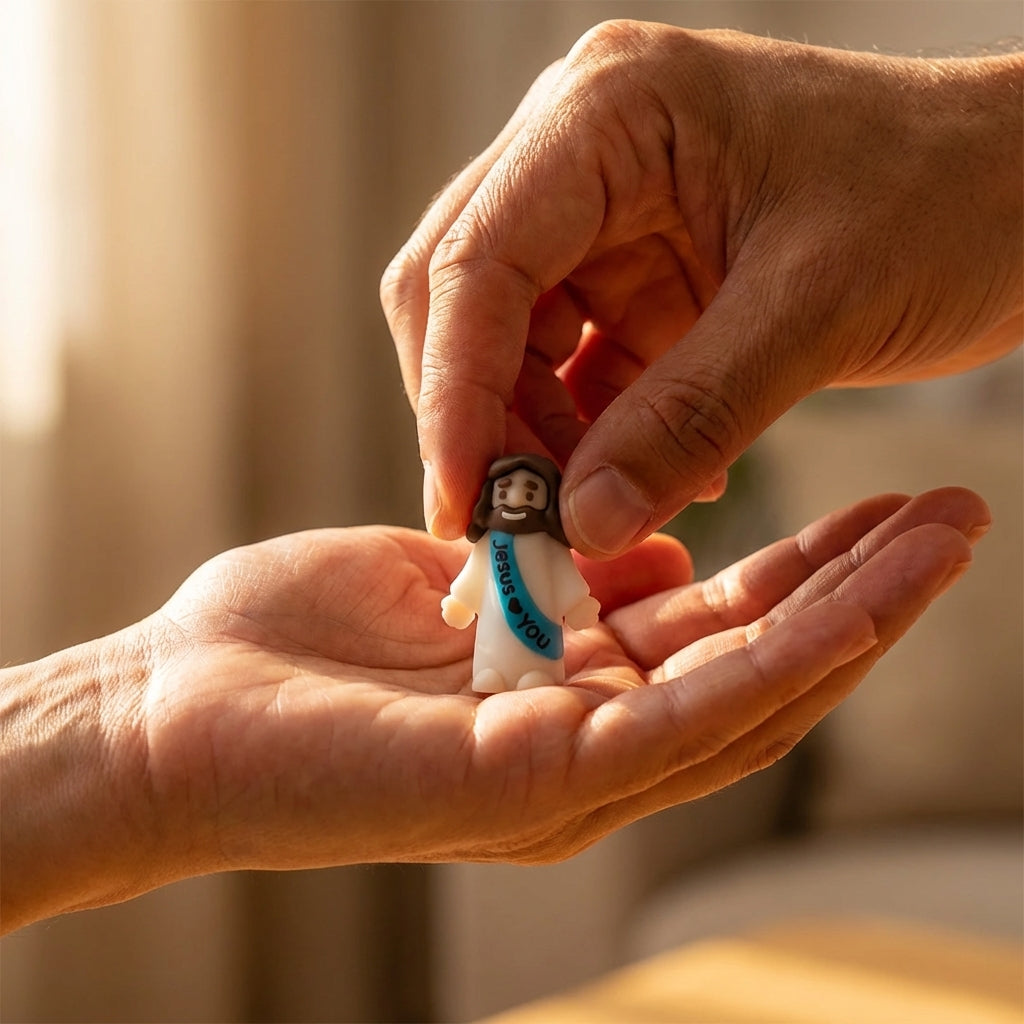 Mini Jesus Figures Glow-In-The-Dark