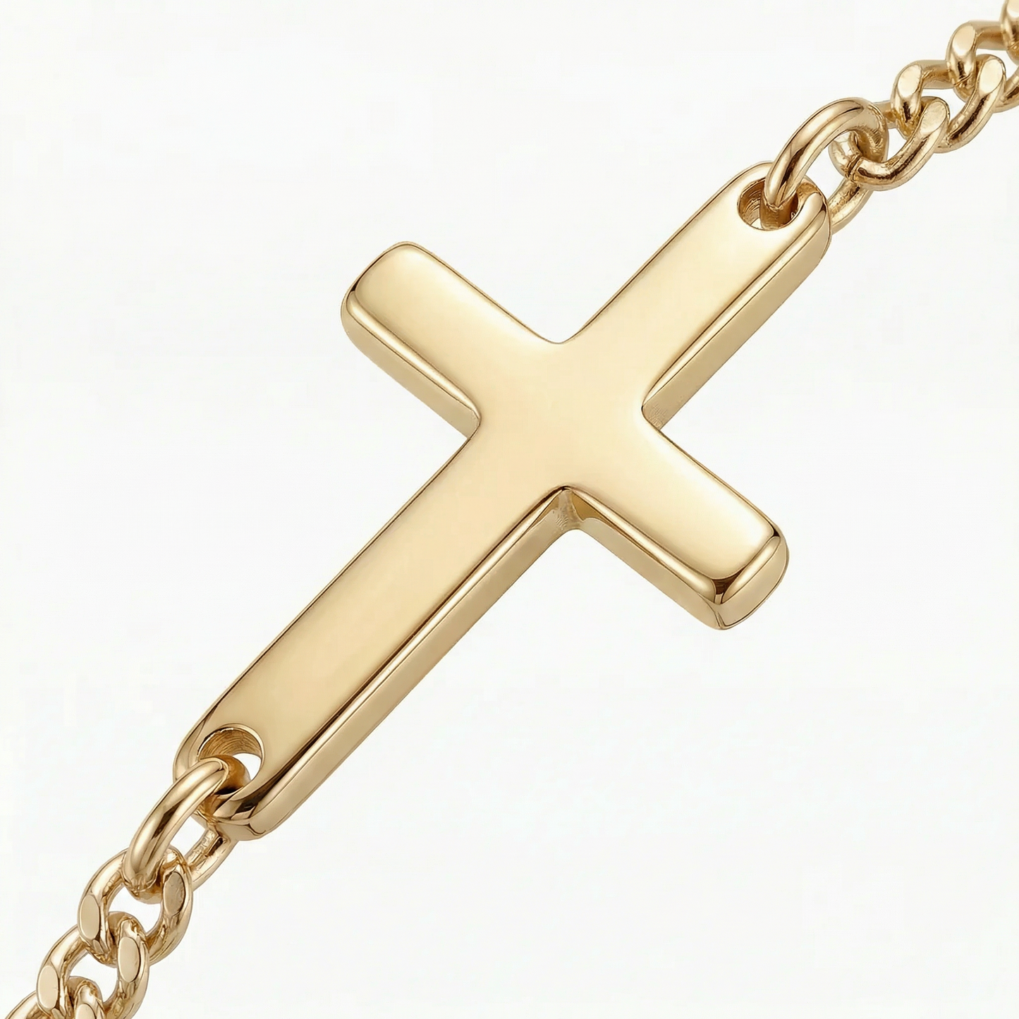 Gold Cross Bracelet