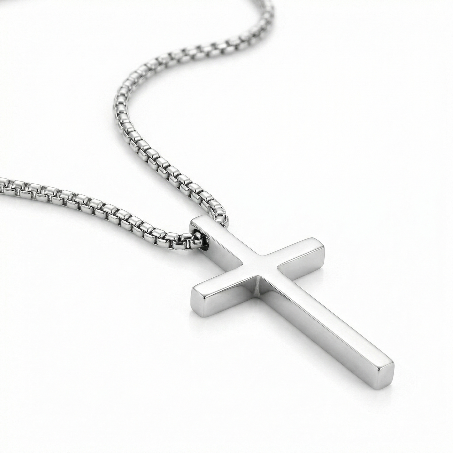Silver Cross Necklace