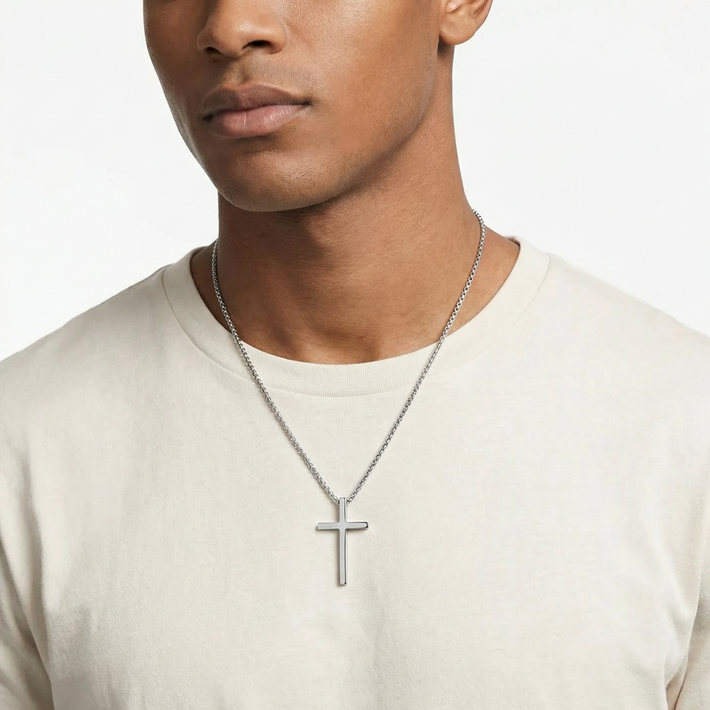Silver Cross Necklace