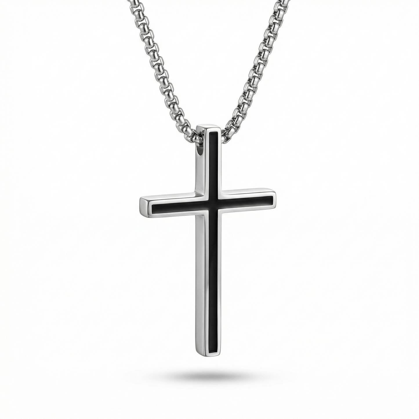Black Cross Necklace