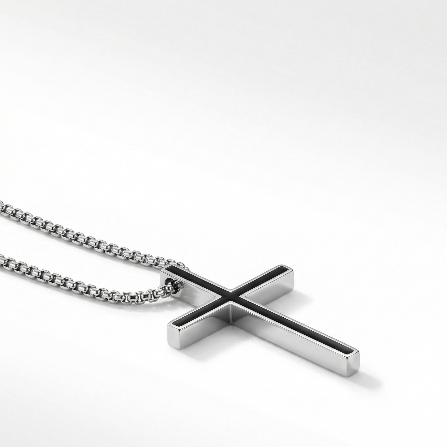 Black Cross Necklace