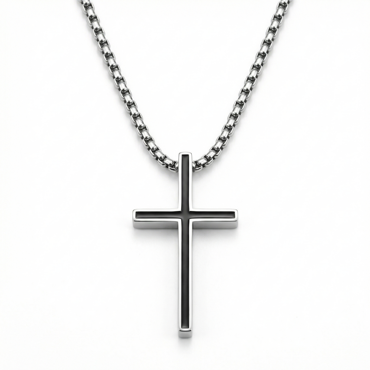 Black Cross Necklace