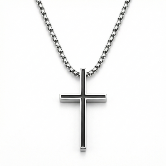 Black Cross Necklace