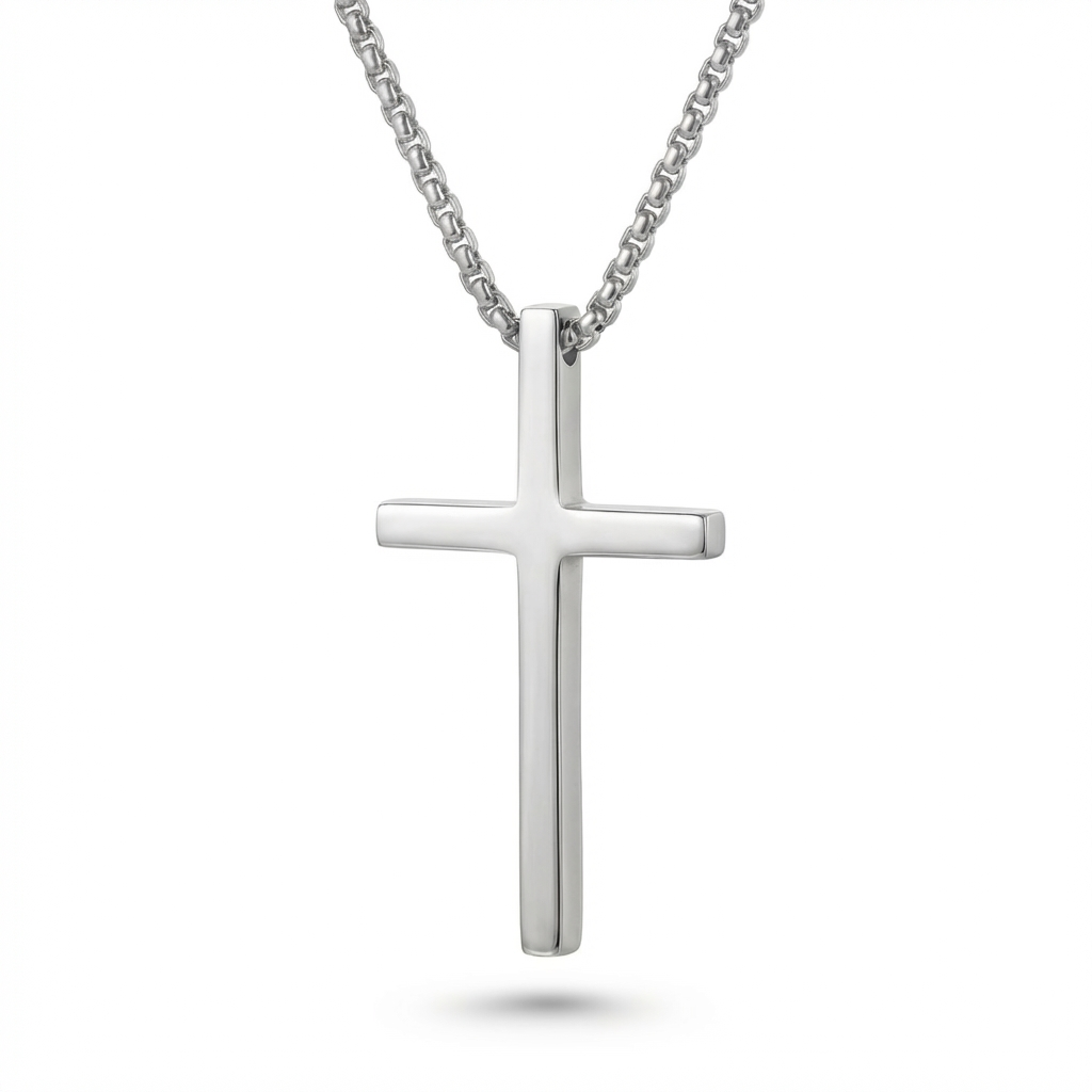 Silver Cross Necklace