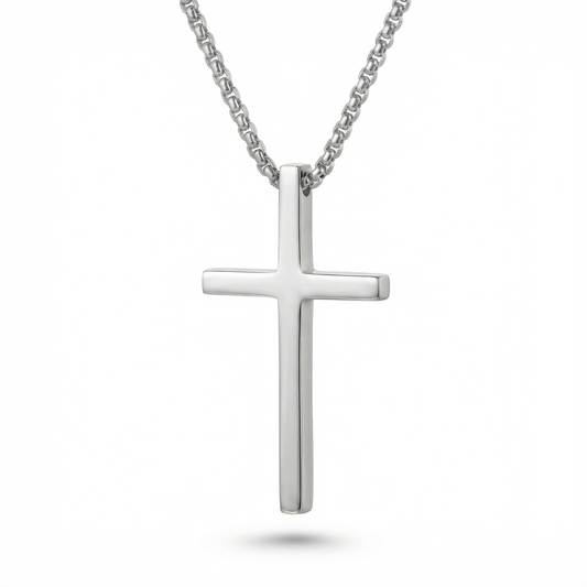Silver Cross Necklace